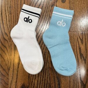 Alo Throwback socks 2 pairs brand new